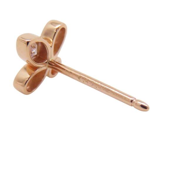 TIFFANY 18k Gold Diamond Earrings - Picture 7 of 9